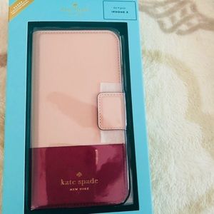 Kate spade Folio iPhone X case